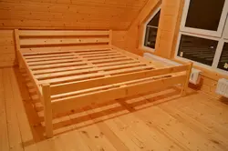 Photo of 2 wooden beds