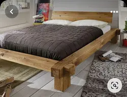 Photo of 2 wooden beds