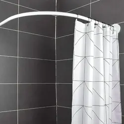 Bathroom Curtain Rod Photo