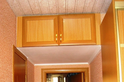 Mezzanine in the kitchen in Khrushchev photo