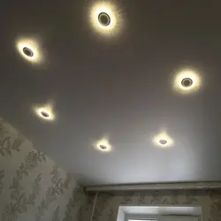 Dots in the kitchen on the ceiling photo