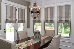 Double Roman blinds for the kitchen photo