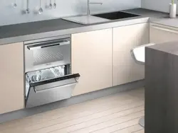 Built-in dishwasher photo in the kitchen