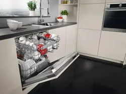 Built-In Dishwasher Photo In The Kitchen