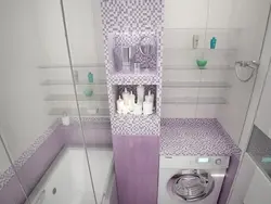 Хрущевтегі ваннадағы шкаф