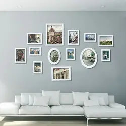 Frames in the kitchen on the wall photo