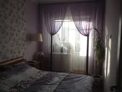 Tulle With Curtains In The Bedroom Photo