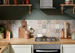 Декор на кухне на столешнице фото