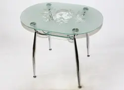 Glass Oval Table For Kitchen Photo