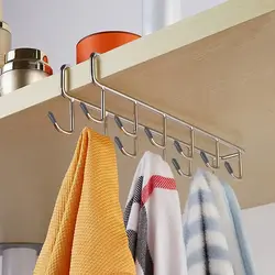 Photo of towel hooks for the kitchen