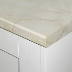 Kitchen countertop onyx beige photo