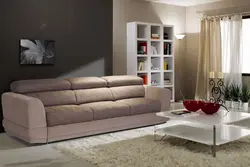 Большой прямой диван в гостиную фото