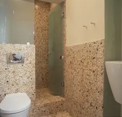 Жидкий камень для стен в ванной фото