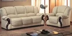 Мягкие уголки для гостиной фото с креслами
