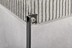 Aluminum corners for bathroom tiles photo