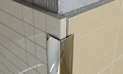 Алюминиевые уголки для плитки в ванной фото