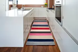 Kitchen rug for work area photo