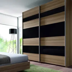 Wood-Effect Wardrobe In The Bedroom Photo