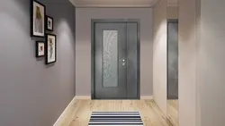 Wallpaper For Gray Doors In The Hallway Photo