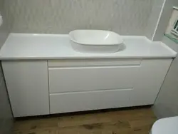 Тумбочки для ванной комнаты без раковины фото