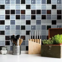 Self-adhesive kitchen wall tiles photo