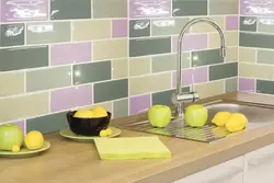 Self-adhesive kitchen wall tiles photo