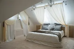 Curtains For Sloping Windows In The Bedroom Photo