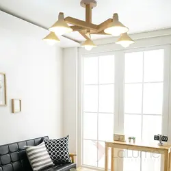 Chandelier for the kitchen in Scandinavian style photo