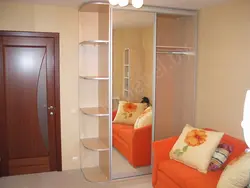 Wardrobe in the bedroom in Khrushchev photo