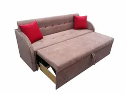 Kitchen couch with sleeping place photo