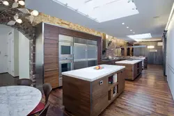 Loft style island in the kitchen photo