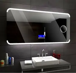Сенсорные зеркала для ванной с подсветкой фото