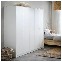 Шкаф для одежды в спальню белый фото