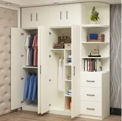 Bedroom Wardrobe With Open Shelves Photo