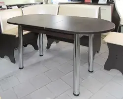 Tables with metal legs for the kitchen photo