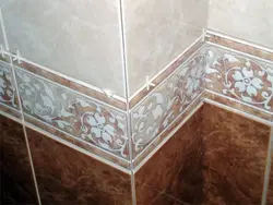 Tiles At 45 Degrees In The Bathroom Photo