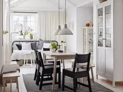 Table In Scandinavian Style For The Kitchen Photo