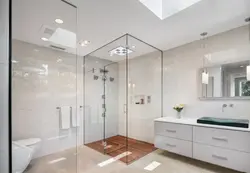 Lighting In The Bathroom With Shower Photo