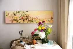 Photo for the kitchen on the wall photo flowers