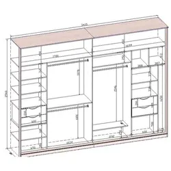 Шкаф для одежды в спальню фото размеры