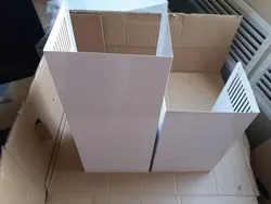 Plastic hood box photo in the kitchen