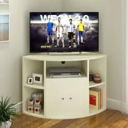 Угловая тумба под телевизор в гостиную фото