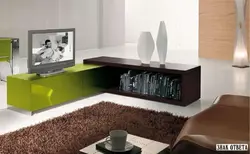 Угловая тумба под телевизор в гостиную фото