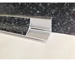 Plinth for aluminum countertop photo in the kitchen