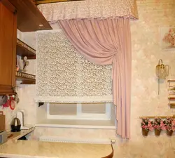 Римская штора на кухню своими руками фото