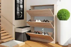 Wardrobe In The Hallway With Shelves For Shoes Photo
