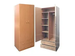 Шкафы для одежды в спальню 2 дверный фото