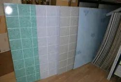MDF panels for walls, moisture-resistant for the kitchen photo