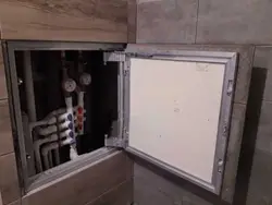 How To Hide A Hatch In A Bathroom With Tiles Photo