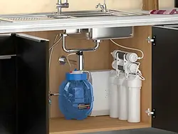 Фильтр для воды под мойку фото на кухне